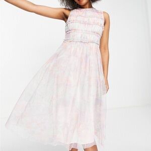 Anaya With Love Frill Tulle Midi Dress - 2